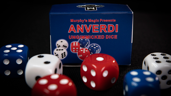65723-full NON GIMMICKED DICE 6 PACK/MIXED by Tony Anverdi - Trick