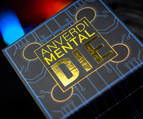 66222-full MENTAL DIE BLACK (With Online Instruction) by Tony Anverdi - Trick