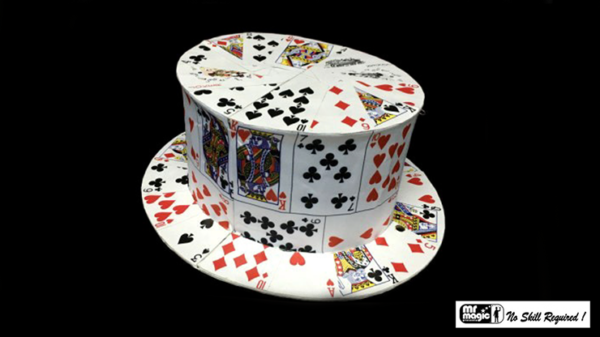 66611-full Card Fan to Top Hat by Mr. Magic - Trick
