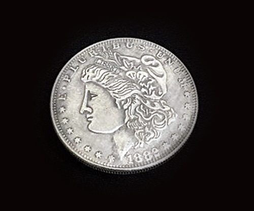 67333-full POWER COIN (Morgan) by Himitsu Magic - Trick