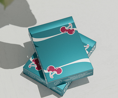 67479-full Cherry Casino (Tropicana Teal) Playing Cards by Pure Imagination Projects