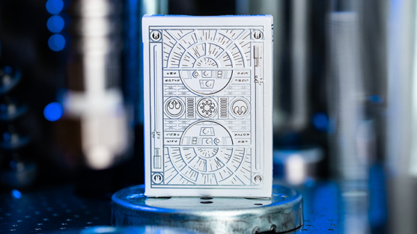 67888-alt1 Star Wars Light Side Silver Edition Playing Cards (White) by theory11