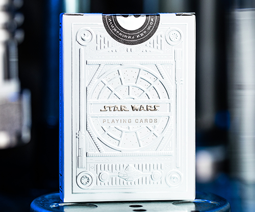67888-full Star Wars Light Side Silver Edition Playing Cards (White) by theory11