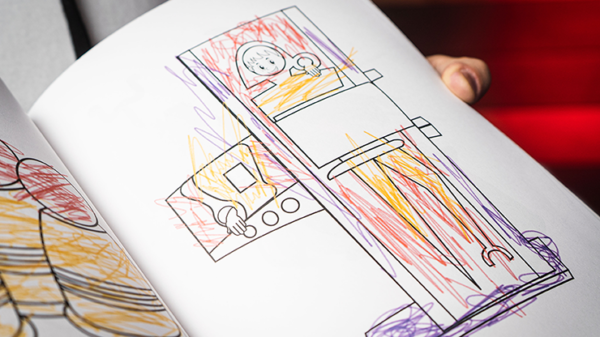 68193-alt2 MAGIC SHOW Coloring Book DELUXE (4 way) by Murphy's Magic