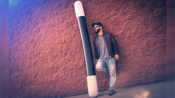 68224-full INFLATABLE WAND (6FT.) by Murphy's Magic Supplies - Trick