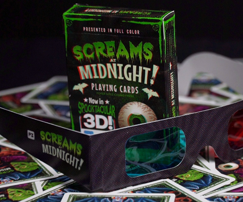 Screams at Midnight Playing Cards (3D-Glasses INCLUDED)