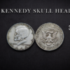 68766-full KENNEDY SKULL HEAD COIN by Men Zi Magic