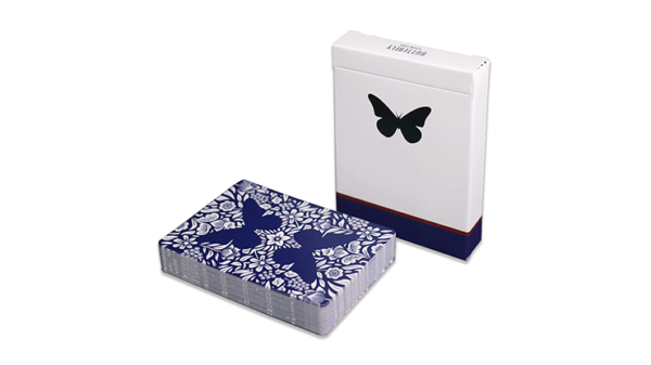 69050-alt1 Butterfly Playing Cards Marked (Blue) 3rd Edition by Ondrej Psenicka