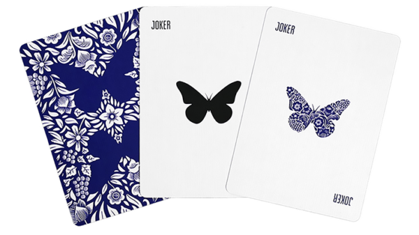 69050-alt4 Butterfly Playing Cards Marked (Blue) 3rd Edition by Ondrej Psenicka