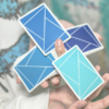 Flexible Gradients Blue Playing Cards by TCC