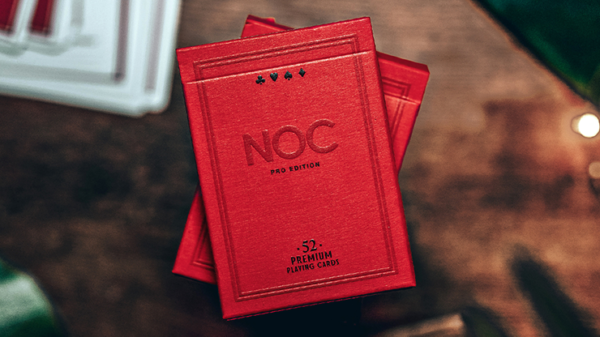 69781-full NOC Pro 2021 (Burgundy Red) Playing Cards
