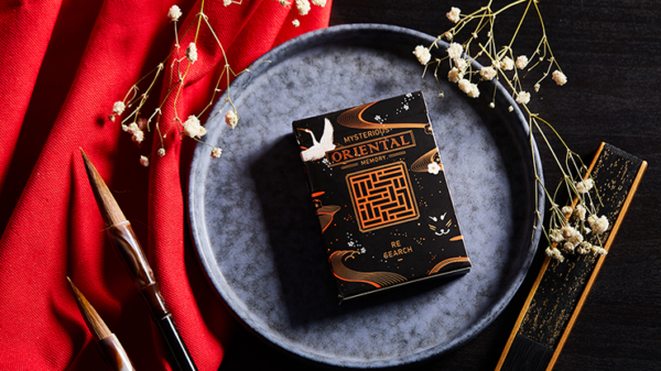69808-full Oriental Memory Black playing Cards