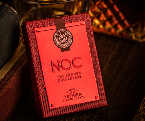 70098-full NOC (Red) The Luxury Collection Playing Cards by Riffle Shuffle x The House of Playing Cards