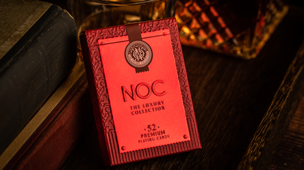 70098-full NOC (Red) The Luxury Collection Playing Cards by Riffle Shuffle x The House of Playing Cards