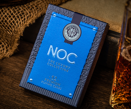 70099-full NOC (Blue) The Luxury Collection Playing Cards by Riffle Shuffle x The House of Playing Cards