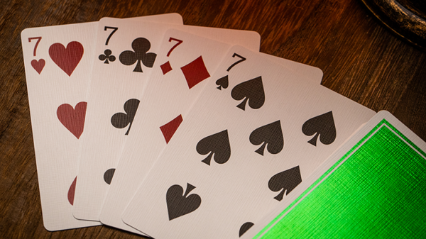 70100-alt5 NOC (Green) The Luxury Collection Playing Cards by Riffle Shuffle x The House of Playing Cards