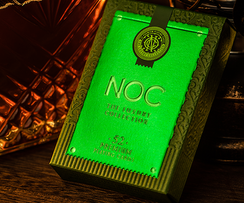 70100-full NOC (Green) The Luxury Collection Playing Cards by Riffle Shuffle x The House of Playing Cards