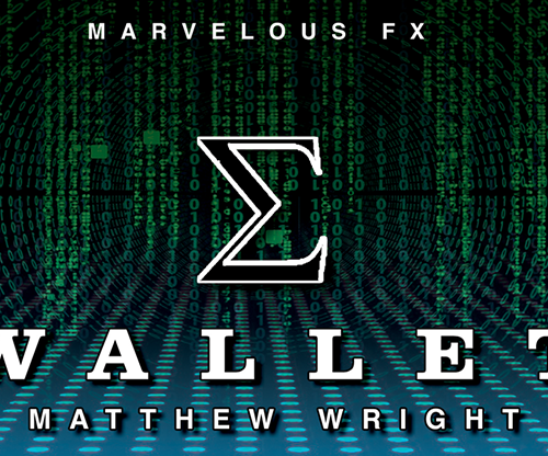 E Wallet BLACK by Matthew Wright - Trick
