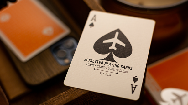 70224-alt1 Lounge Edition in Hangar (Orange) by Jetsetter Playing Cards