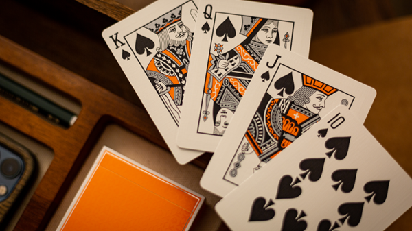 70224-alt4 Lounge Edition in Hangar (Orange) by Jetsetter Playing Cards