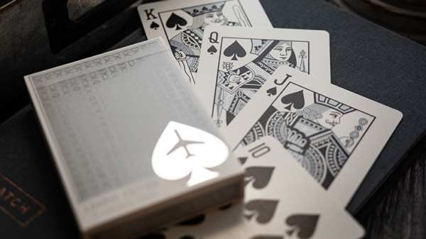 70227-alt3 Lounge Edition in Jetway (Silver) by Jetsetter Playing Cards