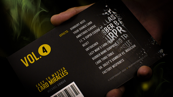 Easy to Master Card Miracles (Gimmicks and Online Instruction) Volume 4 by Michael Ammar - Trick