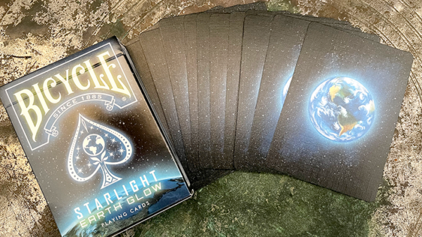 71028-alt1 Bicycle Starlight Earth Glow Playing Cards by Collectable Playing Cards