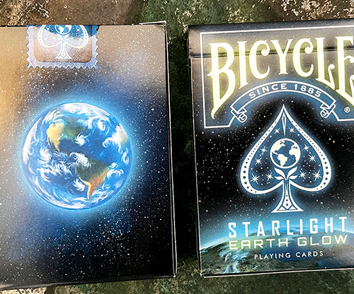 Bicycle Starlight Earth Glow Playing Cards by Collectable Playing Cards