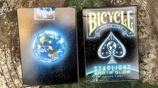 71028-full Bicycle Starlight Earth Glow Playing Cards by Collectable Playing Cards