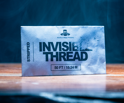 Invisible Thread Stripped (50 Feet) by Murphys Magic Supplies - Trick