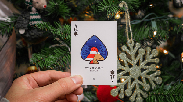71132-alt3 Orbit Christmas Playing Cards