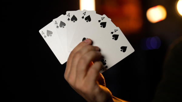 71133-alt4 4 FLUSH Red Back by Nick Trost and Murphy's Magic - Trick