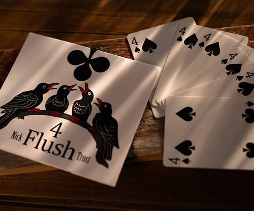 4 FLUSH Red Back by Nick Trost and Murphy's Magic - Trick