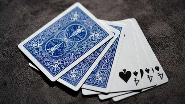 71134-alt5 4 FLUSH BLUE by Nick Trost and Murphy's Magic - Trick