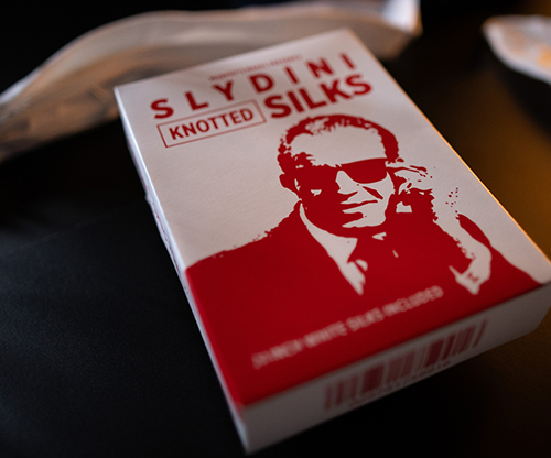 Slydini's Knotted Silks (White / 24 Inch)  by Slydini & Murphy's Magic - Trick