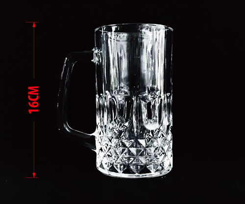 SELF EXPLODING BEER GLASS (16cm) by Wance - Trick
