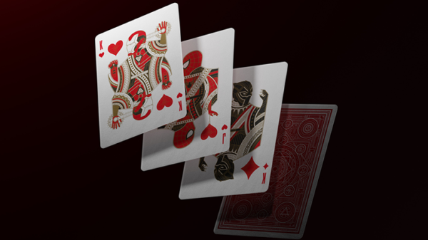 71330-alt2 Avengers: Red Edition Playing Cards by theory11