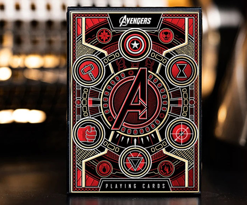 71330-full Avengers: Red Edition Playing Cards by theory11