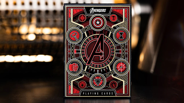 71330-full Avengers: Red Edition Playing Cards by theory11