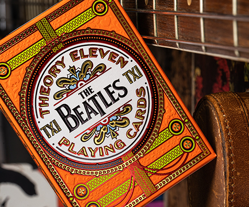 71432-full The Beatles (Orange) Playing Cards by theory11