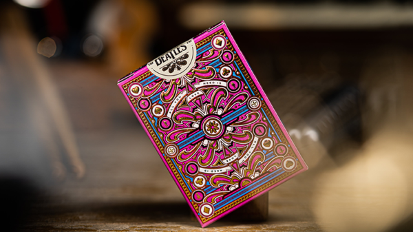 71433-alt1 The Beatles (Pink) Playing Cards by theory11