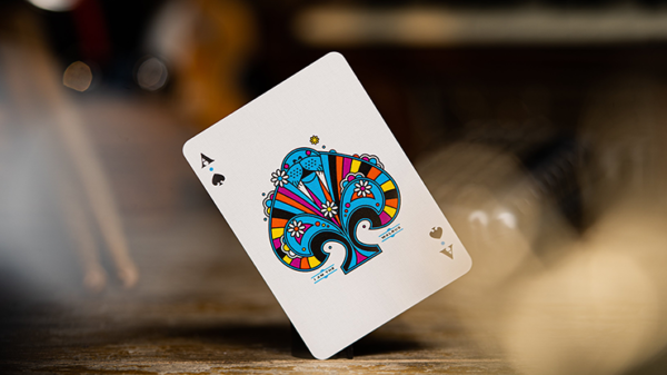 71433-alt3 The Beatles (Pink) Playing Cards by theory11