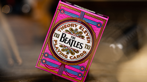 71433-full The Beatles (Pink) Playing Cards by theory11
