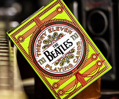 71434-full The Beatles (Green) Playing Cards by theory11