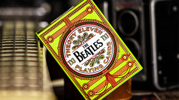 71434-full The Beatles (Green) Playing Cards by theory11