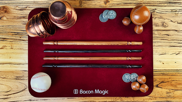 71588-alt3 Wooden wand PRO (Standard Black) by Harry He & Bacon Magic - Trick
