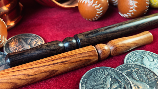 71588-alt4 Wooden wand PRO (Standard Black) by Harry He & Bacon Magic - Trick