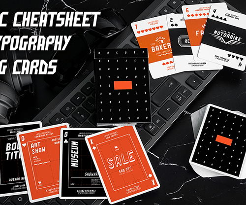 Graphic Design CheatSheet V3 Playing Cards