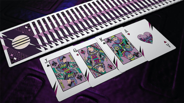 72194-alt2 Retro Wave Playing Cards