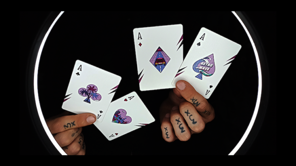 72194-alt3 Retro Wave Playing Cards